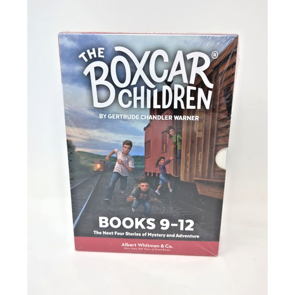 The Boxcar Children Box Set Books 9-12 Gertrude Chandler Warner Factory Sealed - Picture 1 of 3